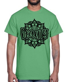 Mandala Beauty 757#- mandala- Cotton Tee