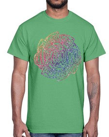 Mandala Dream Rainbow Glitter 760#- mandala- Cotton Tee