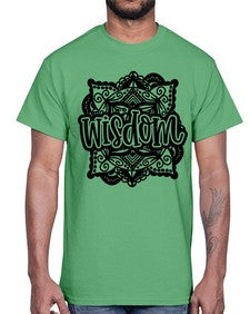 Mandala Wisdom 765#- mandala- Cotton Tee