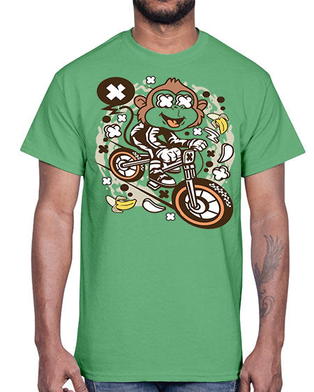 Monkey Downhill- monkey- Cotton Tee