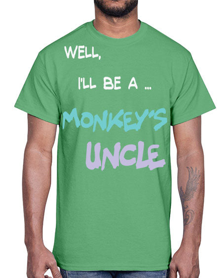 Monkey Uncle 18#- monkey- Cotton Tee