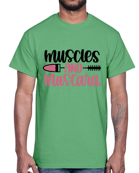 Muscles And Mascara Style 35#-makeup Cotton Tee