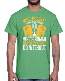 Music produces a kind of pleasure which human nature cannot do without 36#- dance2- Cotton Tee