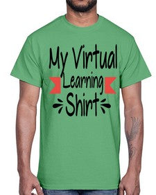 My Virtual Learning Shirt 555#- librarian- Cotton Tee