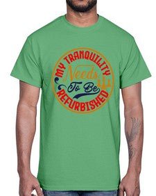 My tranquility needs to be refurbished 139#- chess- Cotton Tee