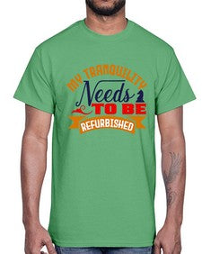 My tranquility needs to be refurbished 140#- chess- Cotton Tee