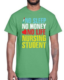 No Sleep Style 314#- nurse- Cotton Tee