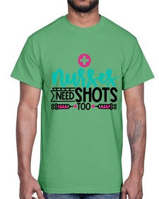 Nurses Need Shoot Too Style Style 1249#- nurse- Cotton Tee
