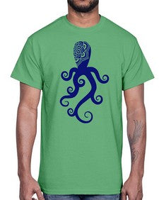 OctopusMandalaPNG 960#- mandala- Cotton Tee