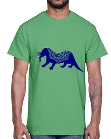 OtterMandala 973#- mandala- Cotton Tee