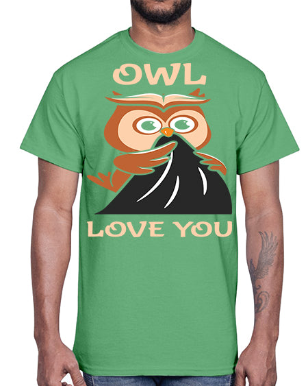 Owl Love You A TurtleRabbit 12#- owl- Cotton Tee