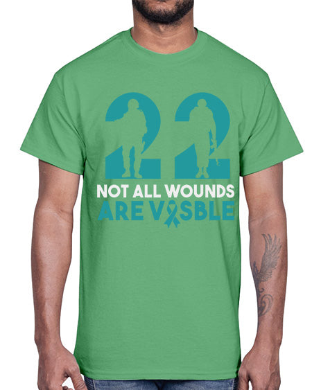PTSD Awareness Month Support 10#- PTSD- Cotton Tee