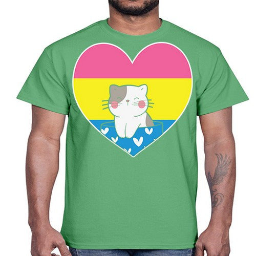 Pansexual Kawaii Cat Anime Art Anime 272#- anime- Cotton Tee