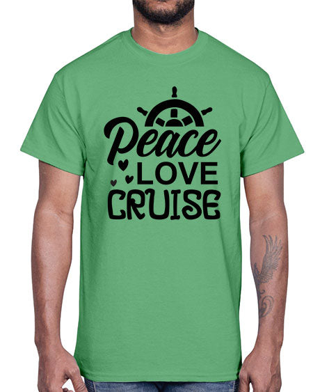Peace love cruise 01#- summer- Cotton Tee