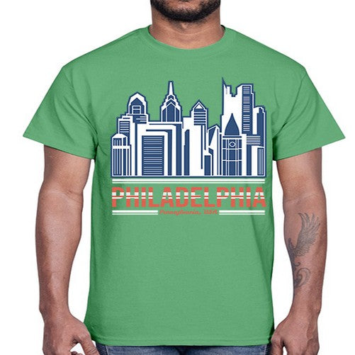 Philadelphia 1604#- cities- Cotton Tee