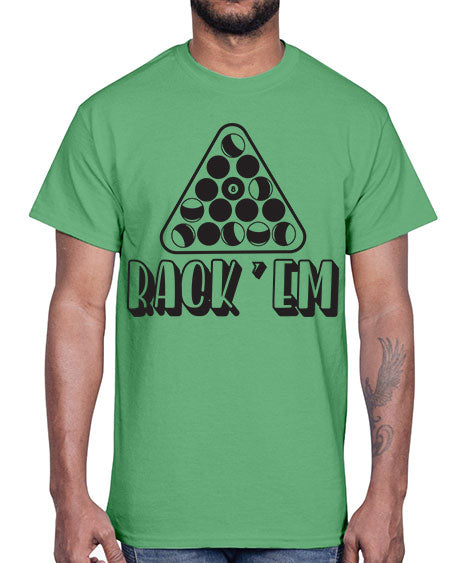 Rack em 558#- billards- Cotton Tee