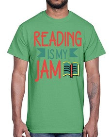 Reading is my jam 702#- librarian- Cotton Tee