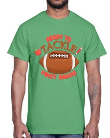 Ready to tackle first Grade 742#- first grade- Cotton Tee