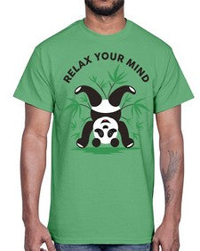 Relax Your Mind 496#- yoga- Cotton Tee