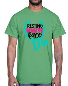 Resting Nurse Face Style Style 1355#- nurse- Cotton Tee