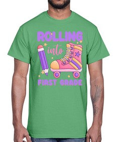 Rolling into first Grade 785#- first grade- Cotton Tee