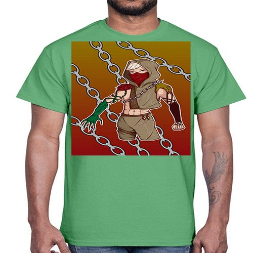 Rose and demon 75#- anime- Cotton Tee