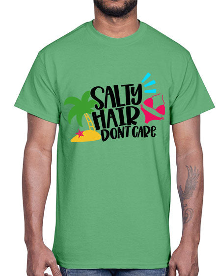 Salty Hair Dont Care Style 29#- summer- Cotton Tee
