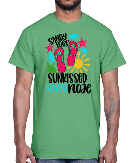 Sandy Toes Sunkissed Nose Style 27#- summer- Cotton Tee