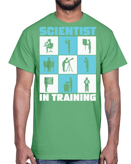 ScientistInTrainingScienceScientistSkinite Scientist Skinite 40#- general science- Cotton Tee