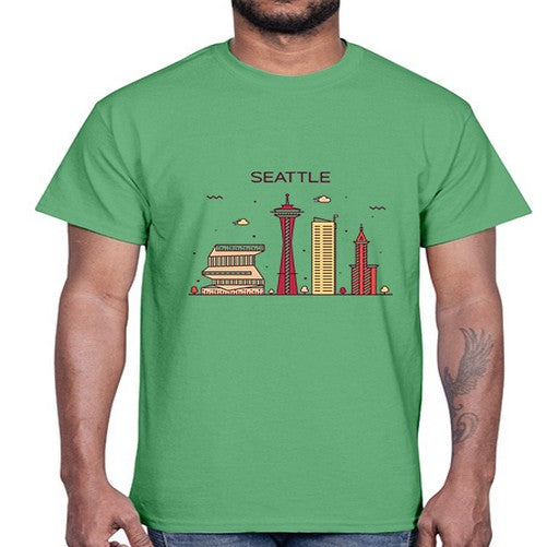 Seattle 1810#- cities- Cotton Tee