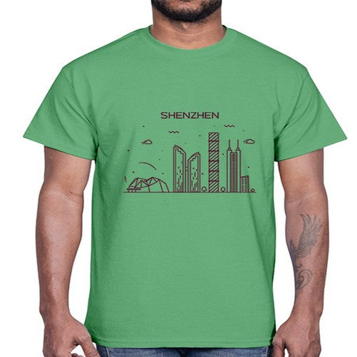 Shenzhen 1832#- cities- Cotton Tee