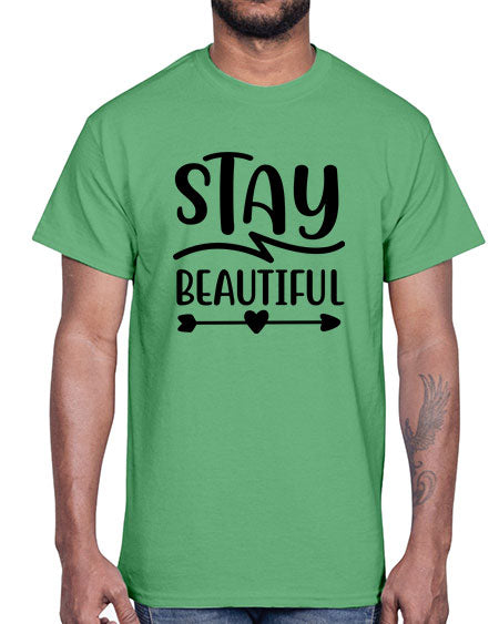 Stay Beautiful 147#-  fashion- Cotton Tee