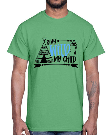 Stay Wild My Child Style 448#- baby- Cotton Tee