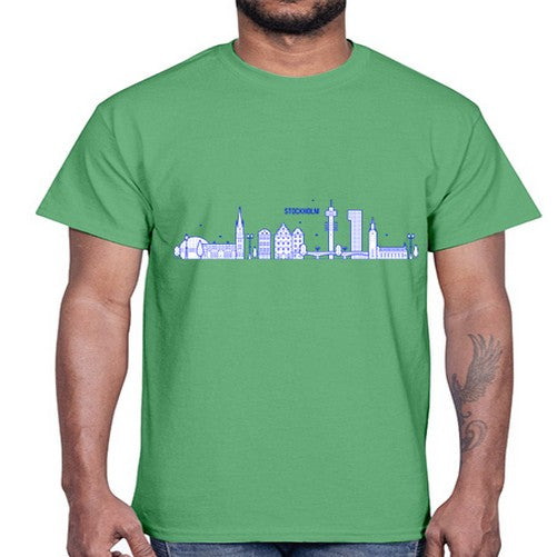 Stockholm 1895#- cities- Cotton Tee