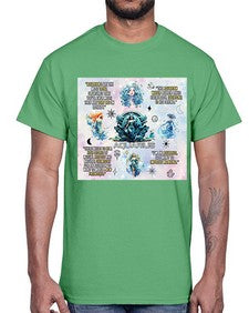 Straight Aquarius 468#- aquarius- Cotton Tee