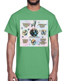 Straight Capricorn 471#- capricorn- Cotton Tee