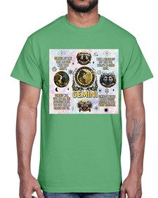Straight Gemini 472#- gemini- Cotton Tee