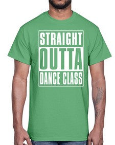 Straight outta dance class 190#- dance2- Cotton Tee