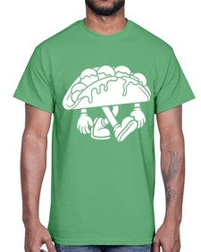 Stranger tacos 235#- cartoon food- Cotton Tee