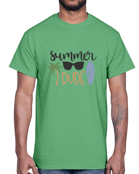 Summer dude 58#- summer- Cotton Tee