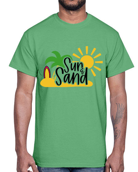 Sun Sand Style 17#- summer- Cotton Tee