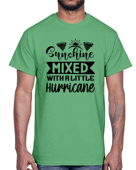 Sunshine mixed with a little hurricane 01#- summer- Cotton Tee