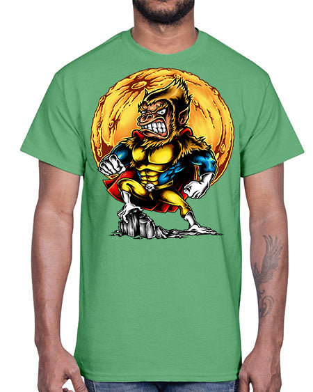 Super Monkey - Files- monkey- Cotton Tee
