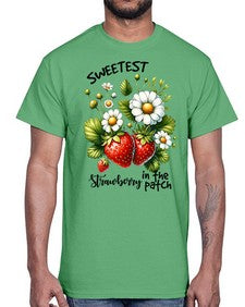 Sweetest Strawberry In The Patch 1598#- strawberry- Cotton Tee