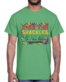 Take The Shackles Off My Feet Juneteenth 34#- black juneteenth- Cotton Tee