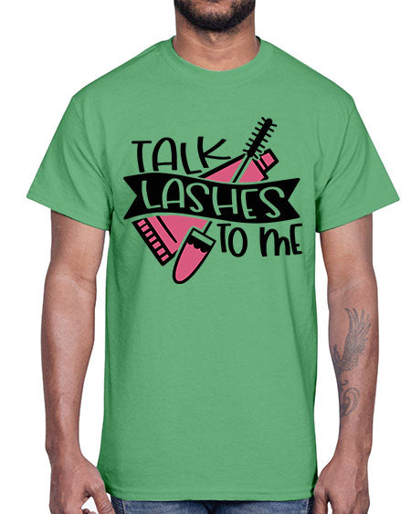 Talk Lashes To Me Style 17#-makeup Cotton Tee