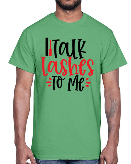 Talk Lashes To Me Style 219#-makeup Cotton Tee