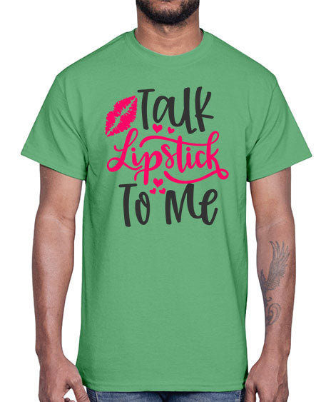 Talk Lipstick To Me Style 217#-makeup Cotton Tee