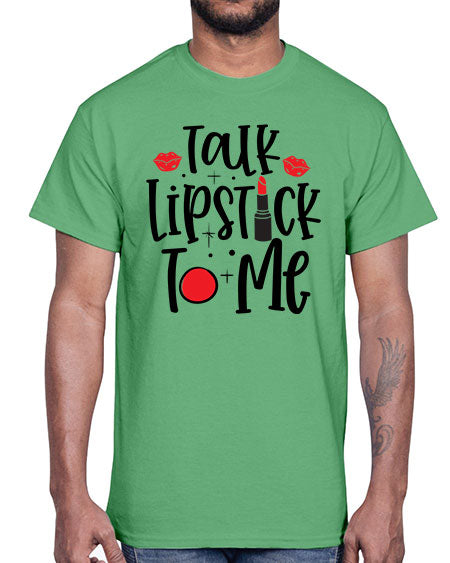 Talk Lipstick To Me Style 218#-makeup Cotton Tee