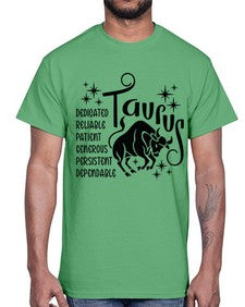 Taurus 486#- taurus- Cotton Tee